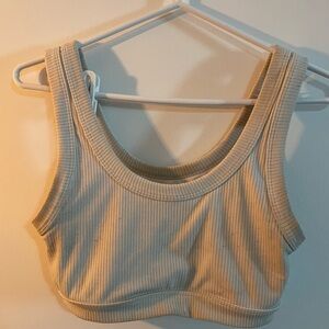 Alo yoga wellness ribbed bra -medium